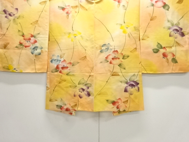 未使用品　花模様羽織